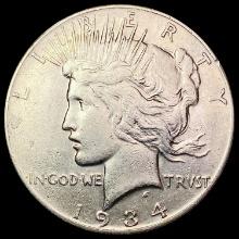 1934-S Silver Peace Dollar CLOSELY UNCIRCULATED