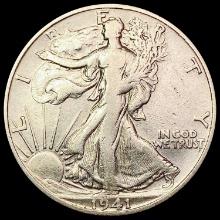 1941-S Walking Liberty Half Dollar NEARLY UNCIRCULATED