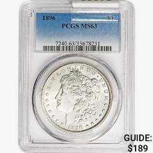 1896 Morgan Silver Dollar PCGS MS63