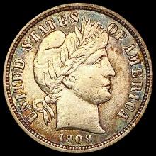 1909-O Barber Dime CHOICE AU