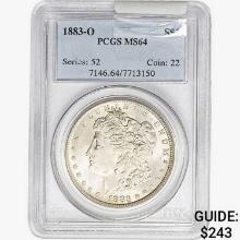 1883-O Morgan Silver Dollar PCGS MS64