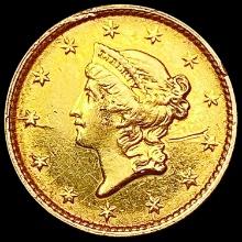 1853 Rare Gold Dollar CLOSELY UNCIRCULATED