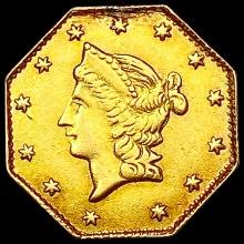 1854 Liberty Head California Gold Half Dollar HIGH GRADE