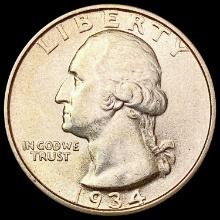 1934 Washington Silver Quarter UNCIRCULATED