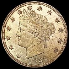 1883 W/Cents Liberty Victory Nickel UNCIRCULATED