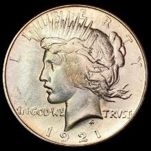 1921 Silver Peace Dollar CHOICE AU