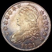 1821 Capped Bust Half Dollar CLOSELY UNCIRCULATED