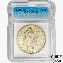 1904-O Morgan Silver Dollar ICG MS65