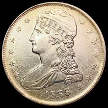 1838 Capped Bust Half Dollar UNCIRCULATED