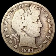 1897-O Barber Half Dollar NICELY CIRCULATED