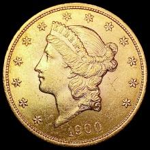 1900 $20 Gold Double Eagle UNCIRCULATED