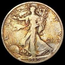 1919-S Walking Liberty Half Dollar NICELY CIRCULATED