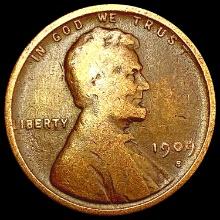 1909-S Wheat Cent LIGHTLY CIRCULATED