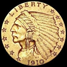 1910 $2.50 Gold Quarter Eagle HIGH GRADE