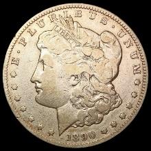 1890-CC Morgan Silver Dollar LIGHTLY CIRCULATED