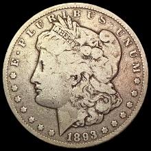 1893-CC Morgan Silver Dollar NICELY CIRCULATED