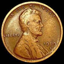 1909-S VDB Wheat Cent LIGHTLY CIRCULATED