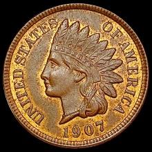 1907 RB Indian Head Cent CHOICE BU