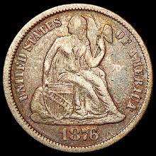 1876 Seated Liberty Dime CLOSELY UNCIRCULATED