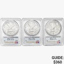 [3] 2019&2020 Silver Eagle PCGS MS70 FS