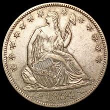 1854 Arrows Seated Liberty Half Dollar UNCIRCULATED