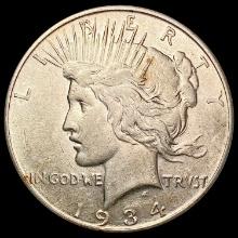 1934-D Silver Peace Dollar CLOSELY UNCIRCULATED