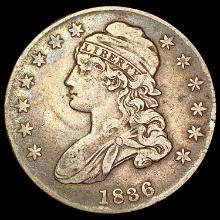 1836 Capped Bust Half Dollar LIGHTLY CIRCULATED