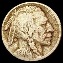 1914-S Buffalo Nickel LIGHTLY CIRCULATED