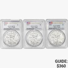 [3] 2019&2020 Silver Eagle PCGS MS70 FS