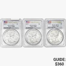 [3] 2019&2020 Silver Eagle PCGS MS70 FS