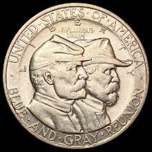 1936 Gettysburg Half Dollar CHOICE AU