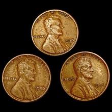 1926 S Lincoln Wheat Cent Lot (3) HIGH GRADE