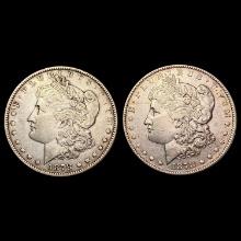 1878 Morgan Dollar Lot (2) CLOSELY UNCIRCULATED