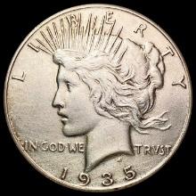 1935 Silver Peace Dollar CLOSELY UNCIRCULATED