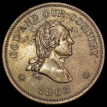 1863 2C Pattern , Judd 305 Davis 162  CHOICE PROOF