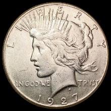 1927 Silver Peace Dollar CLOSELY UNCIRCULATED