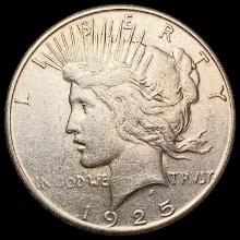 1925 S Silver Peace Dollar CLOSELY UNCIRCULATED