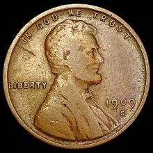 1909 S VDB Wheat Cent LIGHTLY CIRCULATED