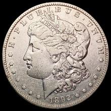 1892 S Morgan Silver Dollar NEARLY UNCIRCULATED