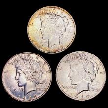 1922-1924 Peace Dollar Lot (3) HIGH GRADE