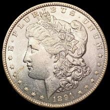 1891 Morgan Silver Dollar CLOSELY UNCIRCULATED