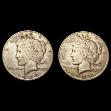 1935 S Peace Dollar Lot (2) NICELY CIRCULATED