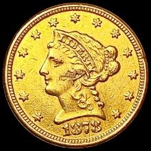 1878 $2.50 Gold Quarter Eagle LIGHTLY CIRCULATED