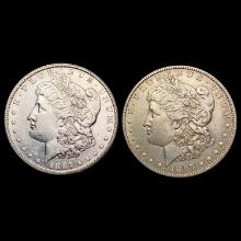 [2] 1887-1897 Morgan Dollar Lot CLOSELY UNCIRCULATED