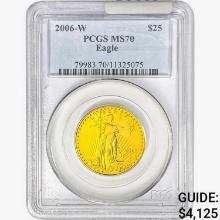 2006-W 1/2oz $25 AGE PCGS MS70