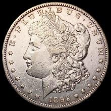 1892 CC Morgan Silver Dollar CHOICE AU