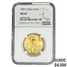 1997 1/2oz $25 AGE NGC MS67