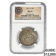 1857-O Seated Liberty Half Dollar NGC MS64