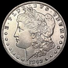 1893 Morgan Silver Dollar CLOSELY UNCIRCULATED