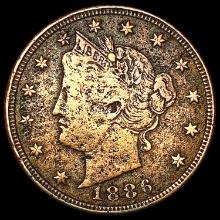 1886 Liberty Victory Nickel LIGHTLY CIRCULATED